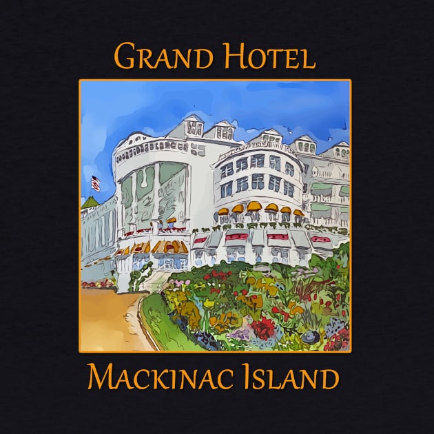 Grand Hotel in Mackinaw Island, Michigan by WelshDesigns